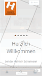 Mobile Screenshot of hainich-schreinerei.de